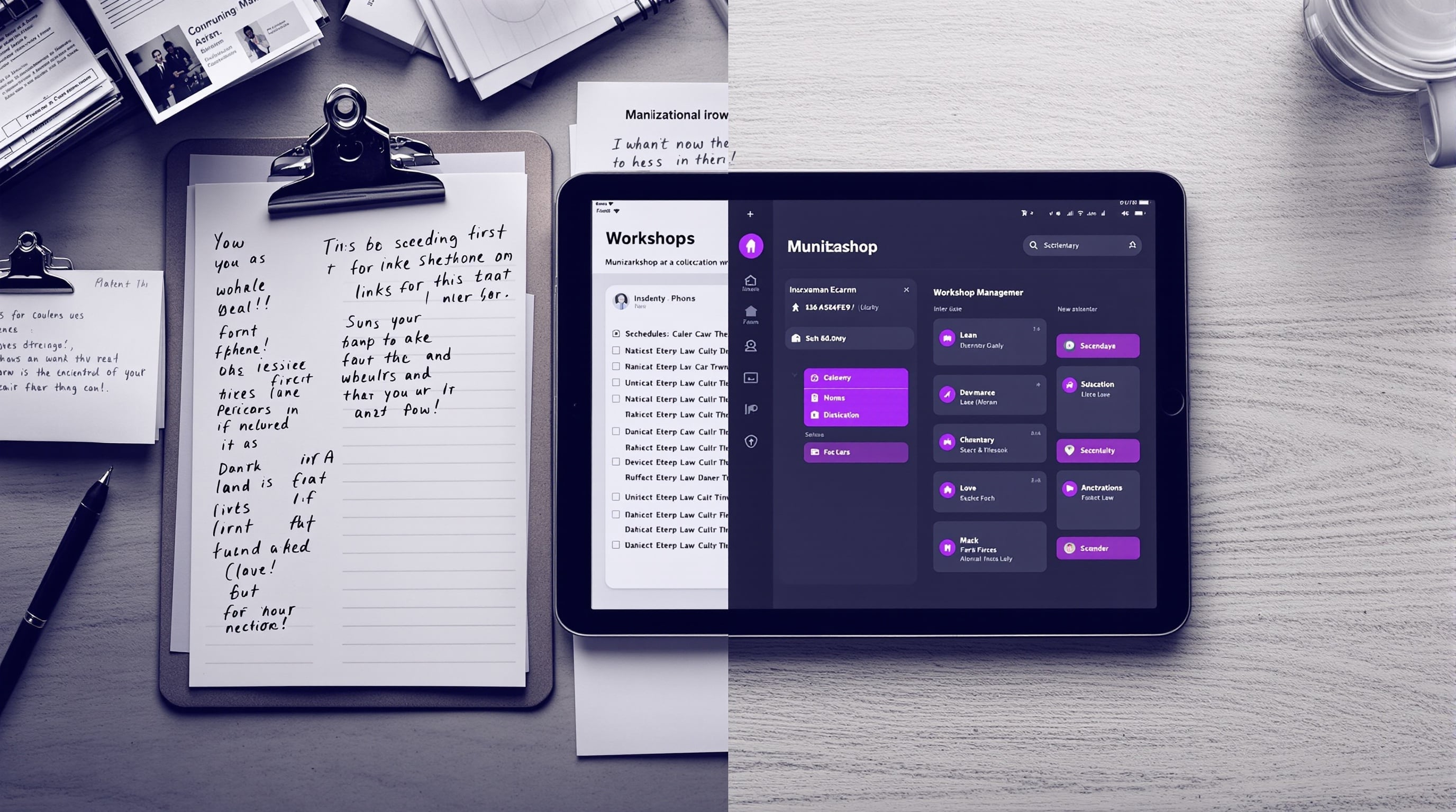 Workshop Management: From Paper to Digital